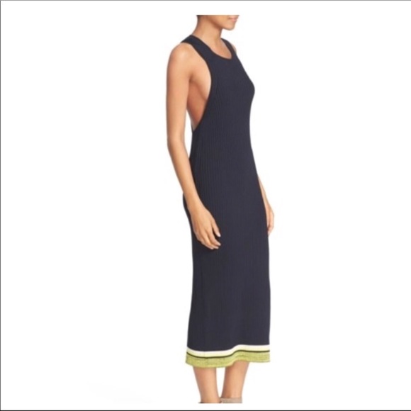 RAG & BONE KNIT RACERBACK MIDI DRESS - Picture 3 of 6